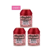 3 Adet Altınbaşak Oya Ve Dantel İpi 20 Gr - Royaleks - No: 763 Çok Renkli