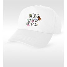 Kişiye Özel Baskılı Beyaz Şapka - 5