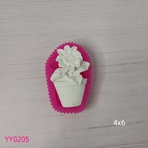 Yy0205 Saksıda Çiçek Silikon Kalıp