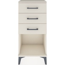 Arges Komodin 3 Çekmeceli 44x30x96 Aytaşı-aytaşı Aytaşı