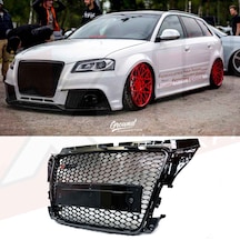 Audi A3 2009-2012 Siyah 8p Rs3 Ön Panjur
