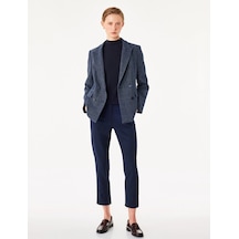 Koton Cepli Düğmeli Slim Fit Normal Bel Cigarette Pantolon Siyah