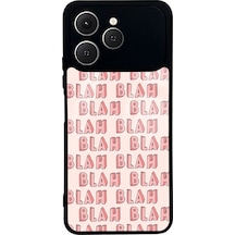 Tecno Spark 40 Blah Blah Tasarımlı Glossy Telefon Kılıfı Çok Renkli