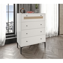 Trio White 4 Çekmeceli Şifonyer %100mdf