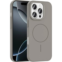Apple Uyumlu iPad iPhone 16 Pro Kılıf M-safe Şarj Özellikli Zore Ruby Sert Kapak Çok Renkli