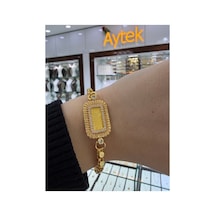 24 Ayar Gram Altınlı Pullu Bileklik 24ayarpullu0000000028 Sarı