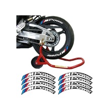 M Power Motosiklet 3d Lastik Yanak Yazısı