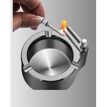Metal Küllük Çakmaklı Masa Üstü Şık Tasarım