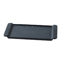 Lava Döküm Dikdörtgen Siyah Ölçü 13x25 CM Servis Tabağı