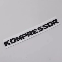 Kompressor Piano Black Bagaj Yazısı Arması Logosu 3m 3d Abs Mercedes 508
