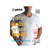3'Lü Yıldız 01 Erkek Süprem Bisiklet Yaka Pamuk Fanila