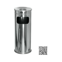 15 Litre Çelik Ayaklı Kolon Küllük No 2 18×60 CM