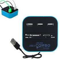 USB  Hub Çoklayıcı Kart Okuyucu Combo Ms Micro Sd Mmc