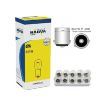 NARVA AMPUL 12V 21W 93 YAKIN TIRNAK BEYAZ P21W 10 ADET