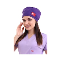Mor Bayrak İşlemeli Cerrahi Bone - Doktor Bone-Standart-128 Mor