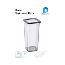 Kare Saklama Kabı Siyah 1900 Ml 11 11 24,5 Cm