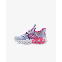 Skechers Kız Çocuk Mor Işıklı Spor Ayakkabı Lavanta/çoklu