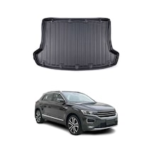 Vw T-roc 2019+ Uyumlu Araca Özel Kauçuk Tpe Bagaj Havuzu Siyah Üst Kademe İçin