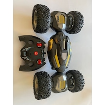 Ctoys Işıklı Sesli Uzaktan Kumandalı 360 Derece Dönebilen Araç Siyah