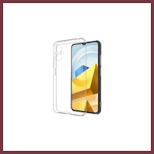 Storeşahin Xiaomi Poco M5 Uyumlu Kılıf Lüx Şeffaf Silikon Shn0720
