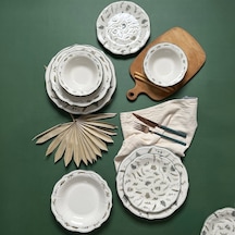 Kitchen Clara 24 Parça Yemek Takımı - Renkli