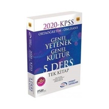 2022 KPSS Ortaöğretim Önlisans Genel Yetenek Genel Kültür 5 Ders Tek Kitap- Murat Yayınları