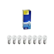10 Adet 12v P21w 93 Düz Tek Duy Stop Sinyal Ampul Standart Iş...