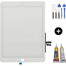 Apple Uyumlu iPad  9.nesil A2602-a2603-a2604-a2605 A Kalite Dokunmatik Beyaz + Montaj Seti