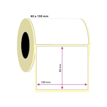 80x100 Termal Etiket 5 Rulo 2500 Adet Diğer