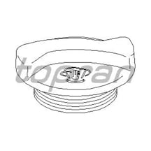 TOPRAN 103451001 Su Depo Kapağı-(Vw: Polo/Poloclassıc/Caddy/Golf III/Vento/Transporter T4)