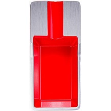 Parmida Kırmızı-gri Tekli Puro Küllüğü - Tr6860