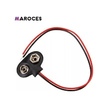 Maroces-9V Pil Başlığı 9V Pil Soketi 9V Pil Yuvası 5 Adet