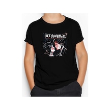 Zepplin Giyim My Chemical Romance Three Cheers for Sweet R. Siyah Çocuk Tişört Siyah