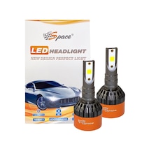 Space Led Far Ampulü Beyaz 48w 12v 8000lm H7 / Laam90 Renkli