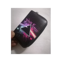 Owlbag Company Owl Bag Pink Floyd Desenli Tasarım Suni Deri Cüzdan Çok Renkli