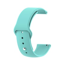 Caseonn Amazfit Bip S Lite Kordon Esnek Spor Silikon Kayış Turkuaz