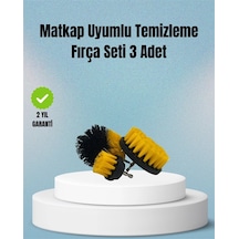 Mey İthalat Matkap Uyumlu Temizlik Fırçası Kablolu Ve Akülü Matkaplarla Kullanılabilir