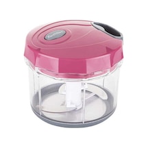 Gri Pembe Büyük Pratik Doğrayıcı ve Çırpıcı 1000Ml Diğer
