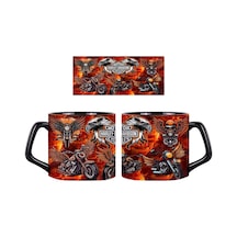 Harley Davidson Kupa Bardak Tek Adet 0198 Çok Renkli