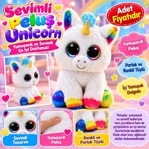 Tek Boynuzlu At Peluş 25 Cm