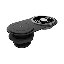 Circular-line Modüler Hızlı Şarj Kutusu Wireless Type-C Siyah