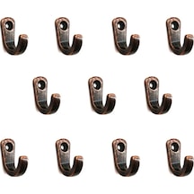 Zenvia Tekli Bijuteri, Dekor Askısı - Eskitme, 100 Adet, 10x18x22 Mm Znv2026 Çok Renkli