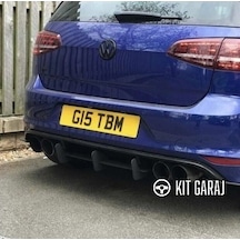 Volkswagen Golf Mk7 2012-2019 Parlak Siyah Flap Plastik Boyalı