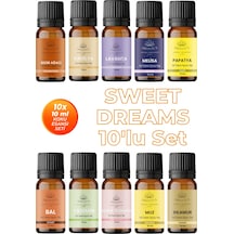 Sweet Dreams 10'lu Set Oda Kokusu Esansı - Uyku Yardımcısı 10x10ml Karışık
