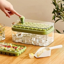 Premium Kalite 32 Yuvalı Pratik Yeni Nesil Buz Kalıbı Bas Kullan Buzluk Soğuk Buz Kabı Plastik Diğer