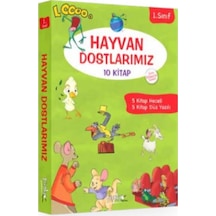 1. Sınıf Hayvan Dostlarımız 5 Kit Heceli 5 Kit Düz Set 10 Kitap