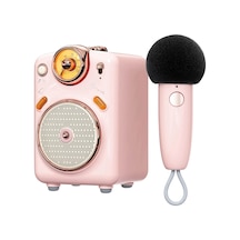 Divoom Fairy-OK Karaoke Mikrofonlu FM Radyolu 7 Ses Efektli Taşınabilir Bluetooth Hoparlör