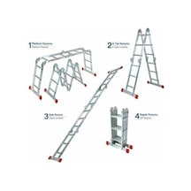 Onestar Ak1370 4x3 Basamak Çok Amaçlı Merdiven 3.70m