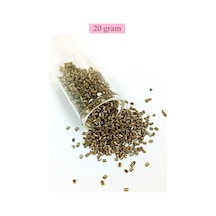 Tedar Kesme Cam Boncuk 2mm - 20 Gram - Metalik Sarı -bnc342 Najmaddin (No:1) 8.5Cm X 10.5 Cm