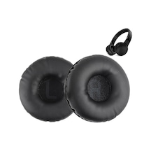70 Mm Çaplı Kulaklıklar İçin Evrensel Kulak Yastığı, Dolgulu Kulak Yastıkları, Tune 500bt, Wh-ch500/ch510 Ve Diğer Modellerle Uyumlu, Poliüretan Deri Ve Köpük Yedek, Siyah